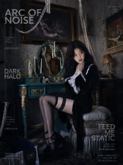 Dark Gothic Lolita Haunted Portrait