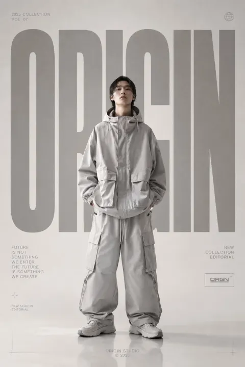 Luxury Fashion Editorial Poster