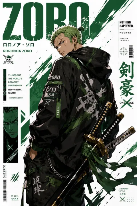 Anime Streetwear Poster Art
