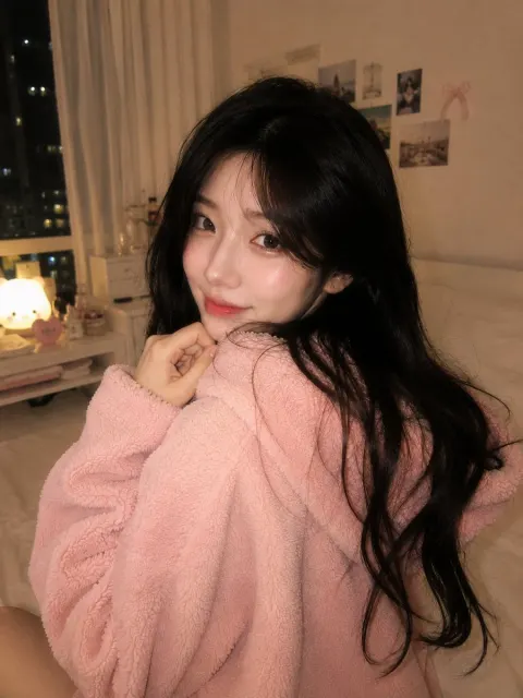Cozy Late Night Bedroom Portrait