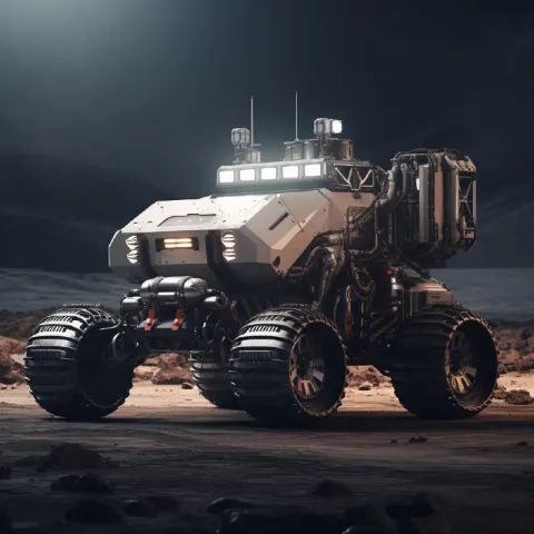 SpaceX Pressurized Lunar Rover Concept
