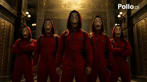 Crimson Heist Team Bank Portrait