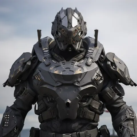 Rhino Military Exosuit Cinematic Concept Art