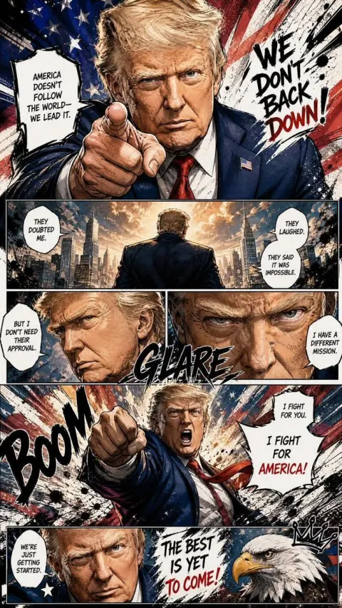 Dynamic Manga Page Art