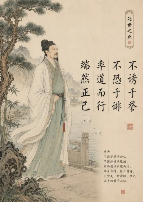 Song Painting: Upright on the Path