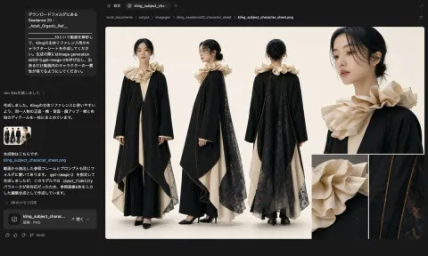 Avant-Garde Haute Couture Fashion Sheet