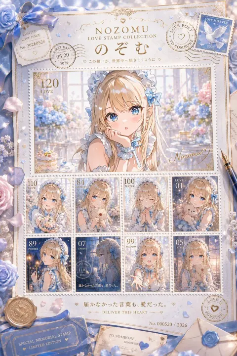 Nozomu Love Stamp Collection