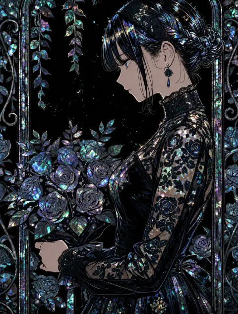 Mother of Pearl Fantasy Illustration