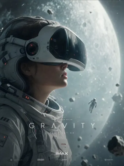 Gravity Sci-Fi Movie Poster