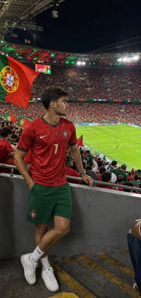 Candid Portugal Fan at World Cup