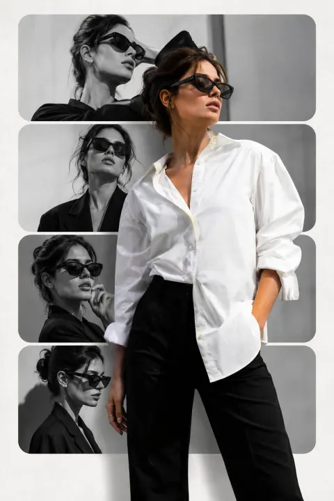 Fashion Editorial Collage Poster
