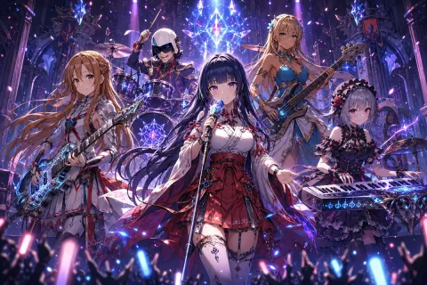 Fantasy Anime Rock Band Visual