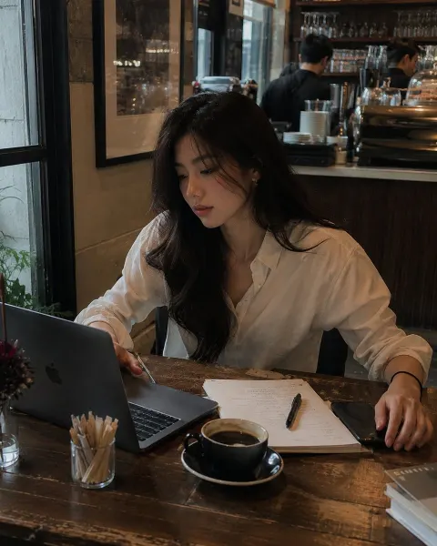 Cozy Cafe Morning Work Session