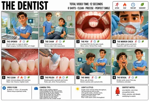Dentist 3D Storyboard Poster