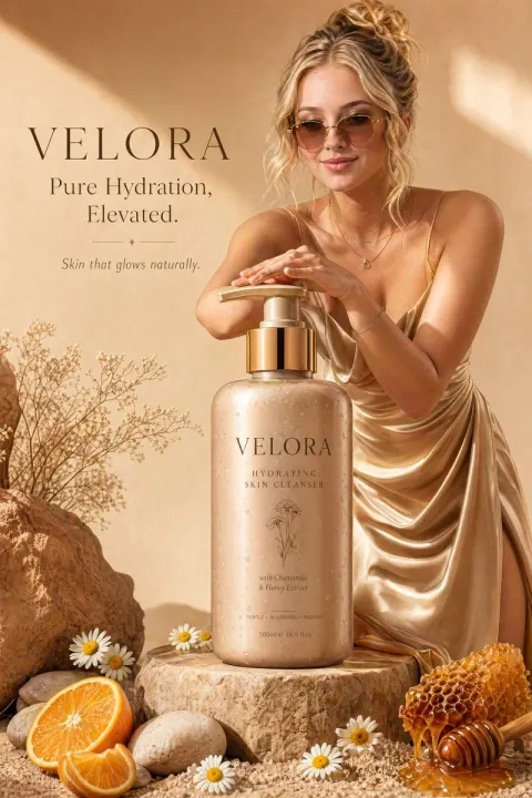 Luxury Skincare Ad Campaign