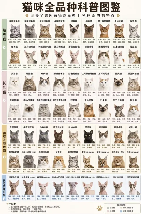 Cat Breed Encyclopedia Guide