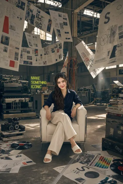 Ultra-Detailed Fashion Editorial Studio
