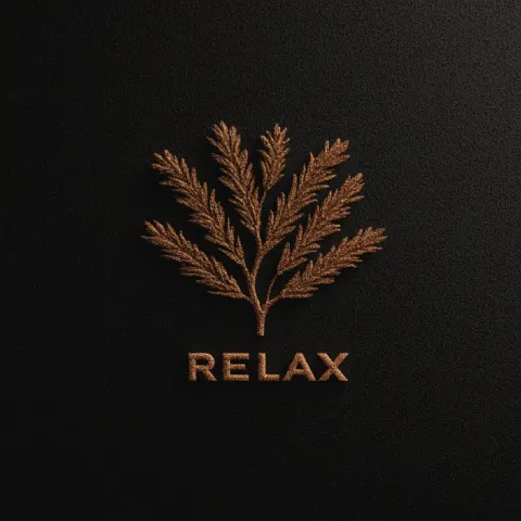 Minimalist Nature-Inspired Relax Logo