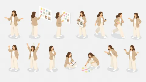 Business Presenter Poses