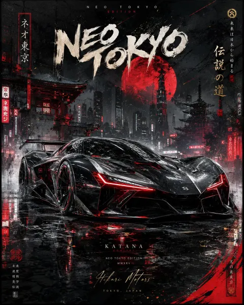 Hypercar Empire Watercolor Masterpiece