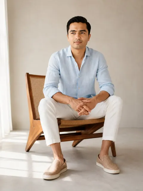 Men Fashion Editorial Portrait