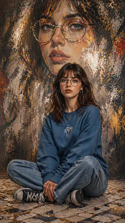Self-Gaze in Artistic Portrait