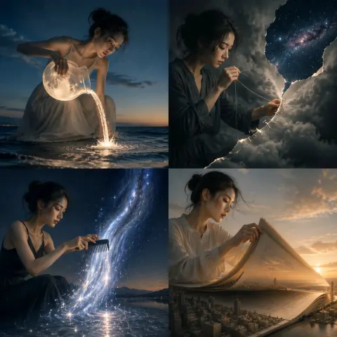 Girl Reshaping Reality