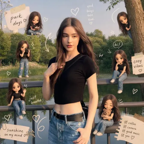 Dreamy Scrapbook Style Edit