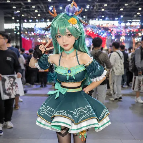 Anime Convention Cosplay Idol