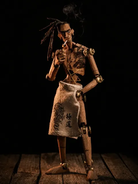 Stop Motion Yakuza Puppet