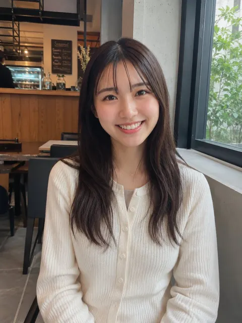 Cafe Candid Portrait Moment