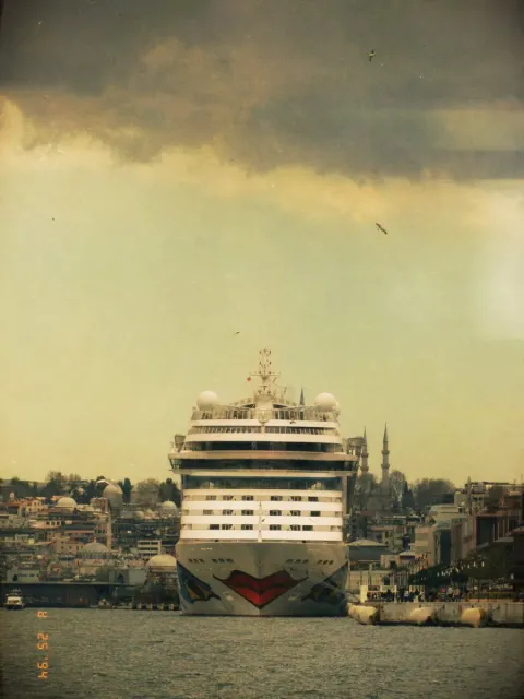 Vintage Istanbul Cruise Ship Film Photo