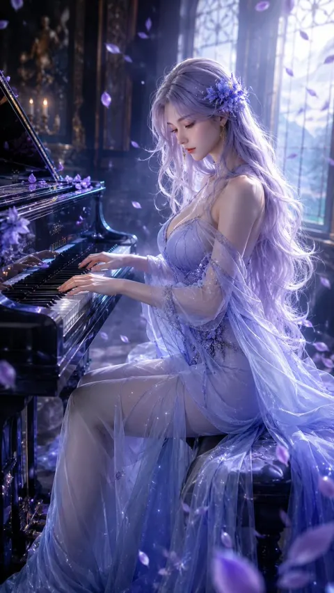 Petal Dreams at Piano