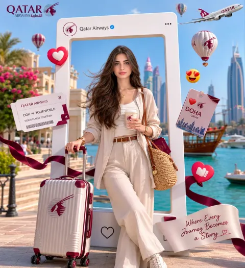 Premium Airline Travel Campaign