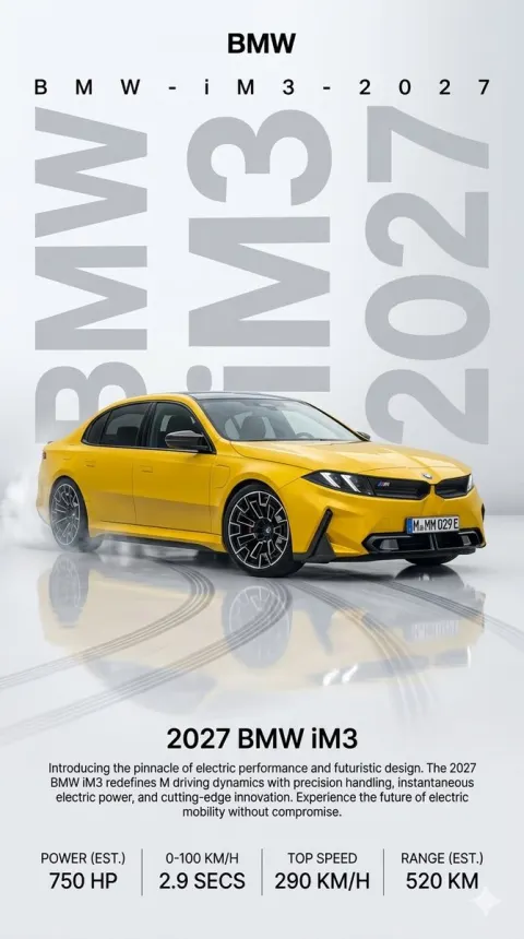 2027 BMW iM3 Electric Beast Unleashed