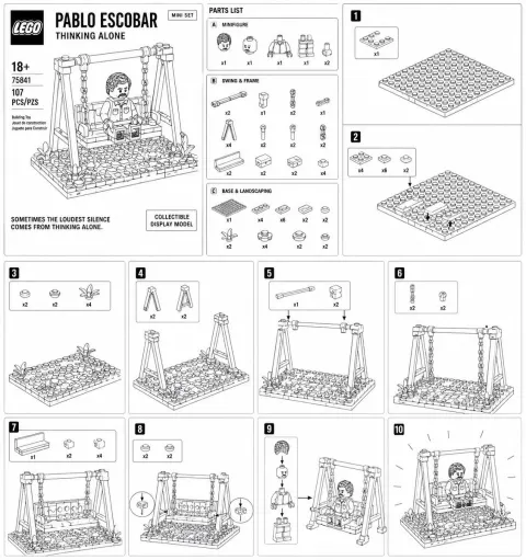 Lonely Swing LEGO Set
