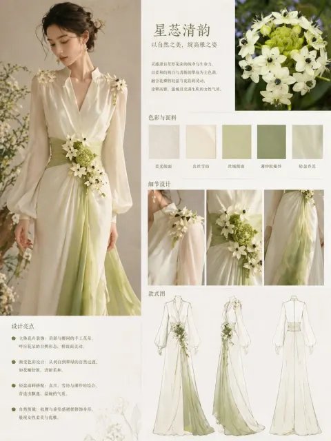 Floral Inspired Fashion Design
