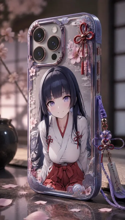 Shrine Maiden Phone Case Sakura Dream