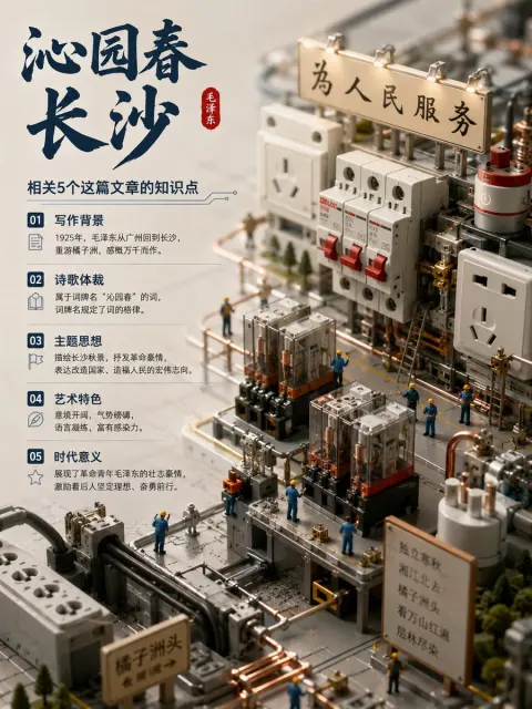 Changsha Poem Educational Diorama Poster