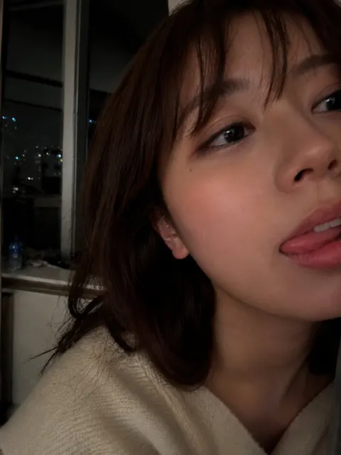 Cozy Late Night Selfie Portrait