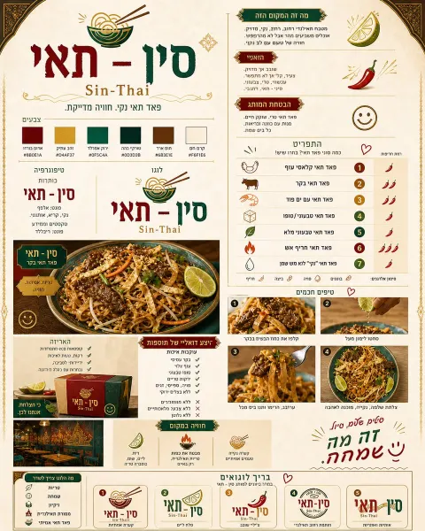 Luxury Thai Restaurant Brand Document