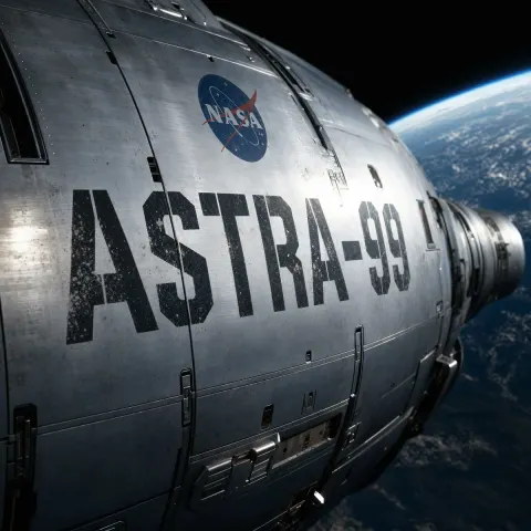 NASA Spacecraft Orbital Close-Up