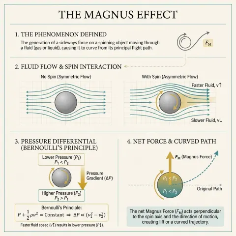 Magnus Effect Explained Visually