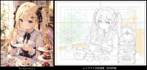 Cute Blonde Girl Drinking Tea