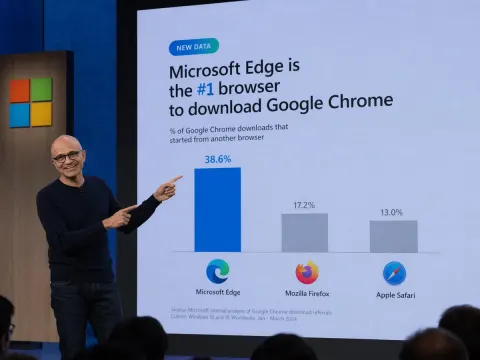 Microsoft Roasts Its Own Edge Browser