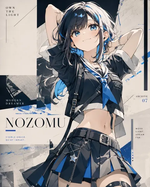 Anime Fashion Poster Creation