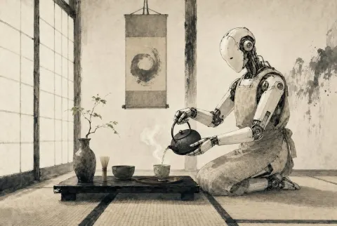 Robot Tea Master Ink