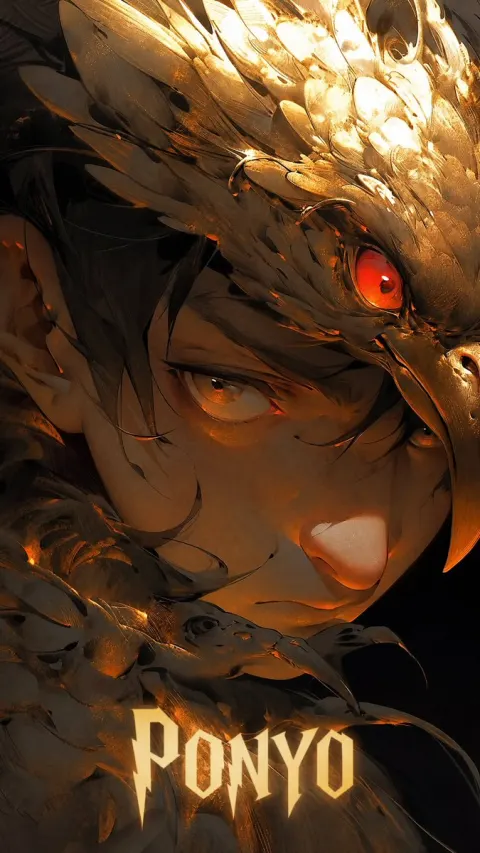 Dark Fantasy Anime Warrior Portrait