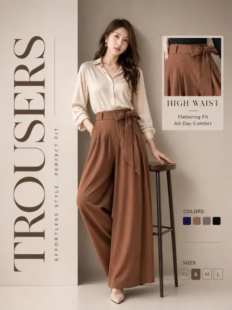 Luxury Trousers Editorial