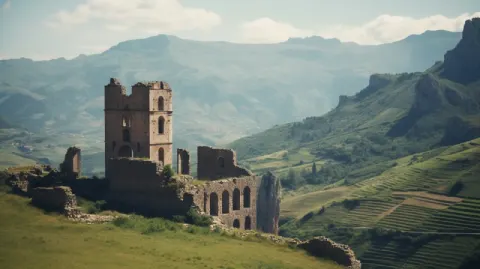 Valle dei Templi Temples Cinematic Muted Landscape